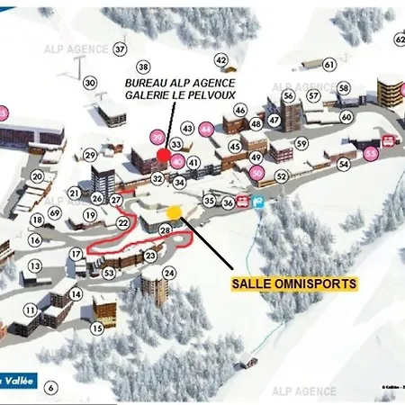 Le Pelvoux - 4/5 Pers - Le Pelvoux - 114pe- Plagne Centre Mae-9024 Apartman La Plagne