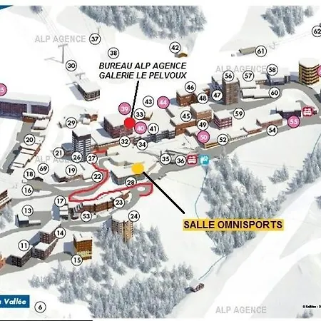 Le Pelvoux - 4/5 Pers - Le Pelvoux - 114pe- Plagne Centre Mae-9024 *